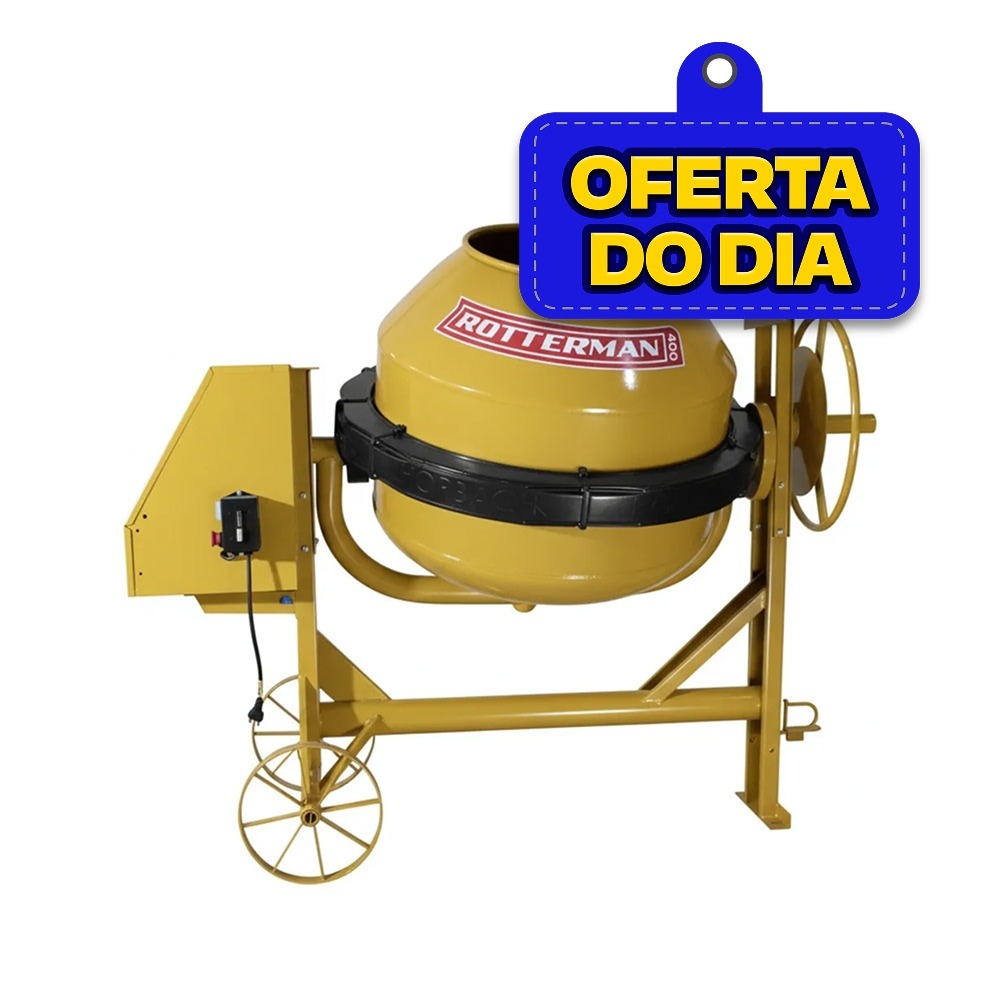 Betoneira 400L c/ motor 2hp monof�sico