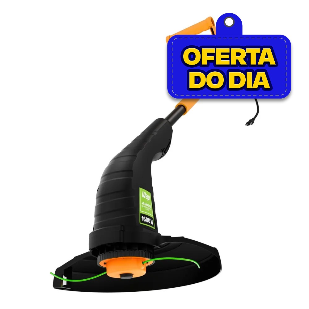 Aparador de grama el�trico 1600w fio nylon