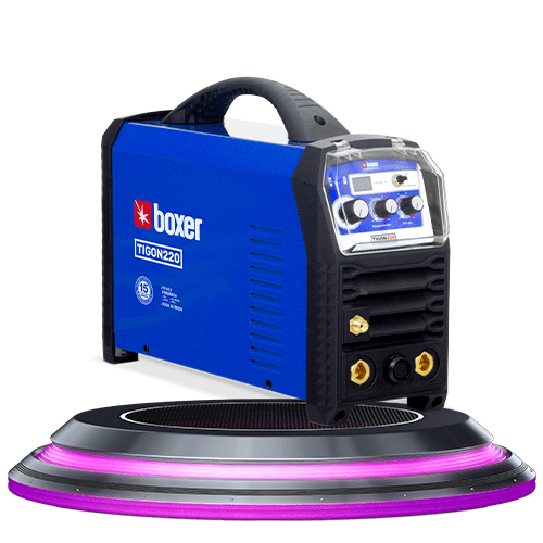 Inversora de solda 220A p/ eletrodo revestido e Tig DC