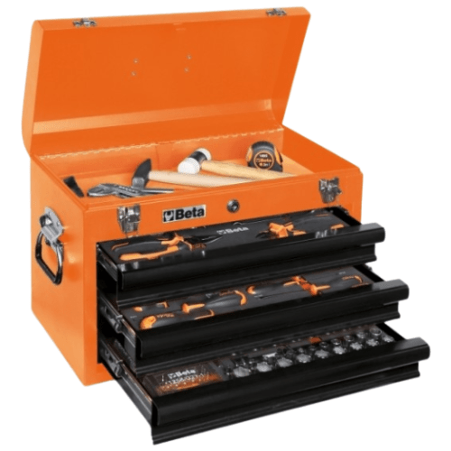 Gabinete para ferramentas 3 gavetas met�lico com 159 pe�as - 2200E/21