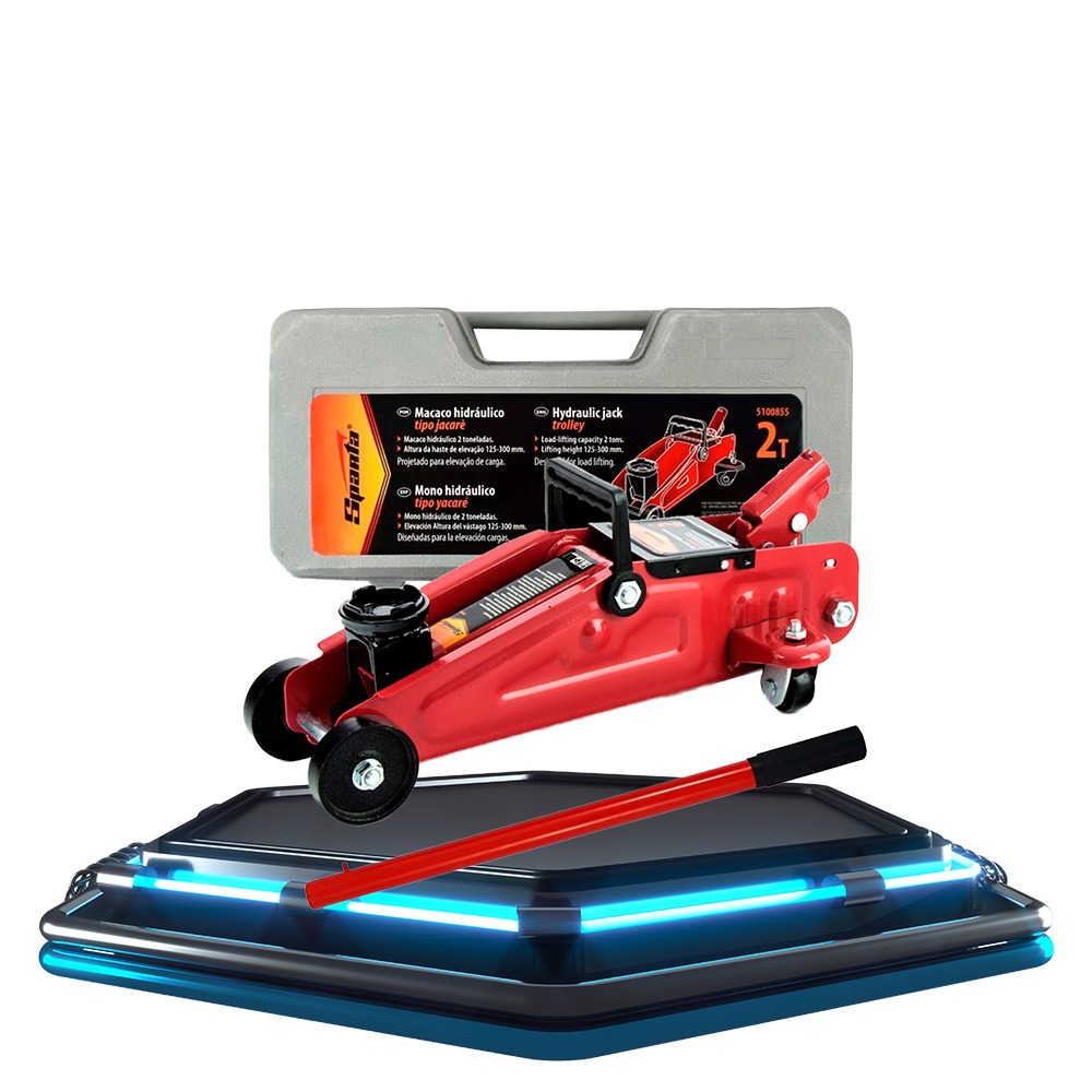 Macaco jacar hidrulico 2 toneladas porttil