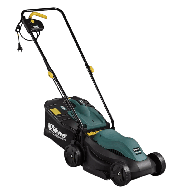 Cortador de grama elétrico 1000W corte de 32cm com recolhedor