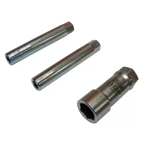 Conjunto soquete vazado 18 mm 2 adaptadores para porca - 133207