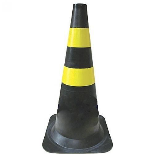 Cone para sinalização 50 cm com 2 faixas - RM-42 Cone para sinalização 50 cm com 2 faixas - RM-42
