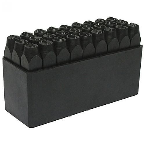 Jogo de alfabeto em ao de 6 mm para gravao