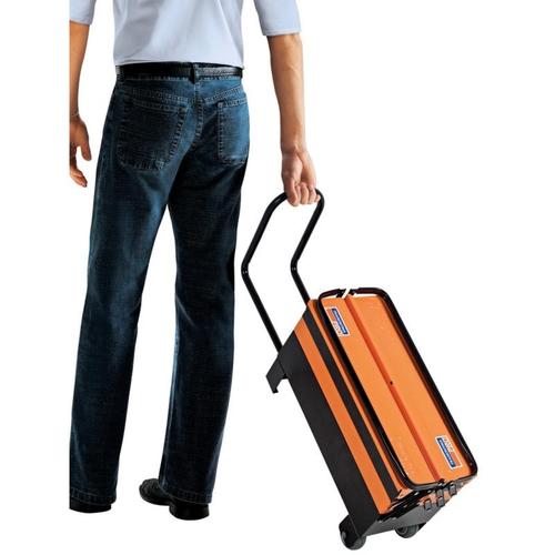 Caixa para ferramentas sanfonada com rodas e puxador 5 gavetas - Cargobox Caixa para ferramentas sanfonada com rodas e puxador 5 gavetas - Cargobox