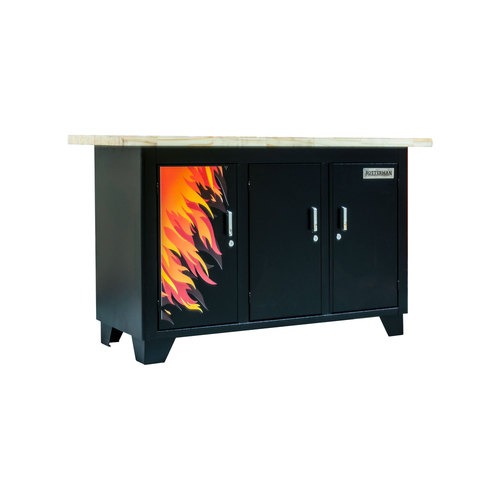 Bancada fechada com 3 portas FIRE - RLL-203 Bancada fechada com 3 portas FIRE - RLL-203