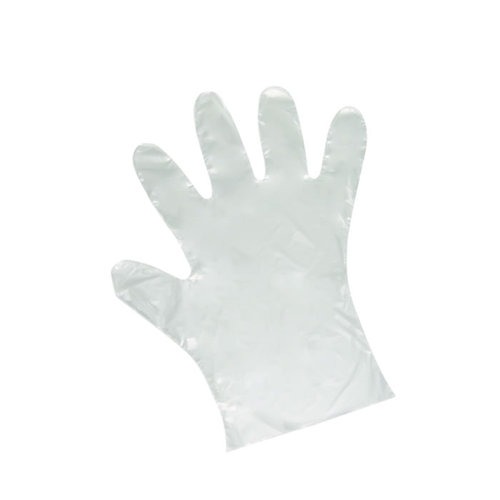 Luva plástica descartável pacote com 50 pares Luva plástica descartável pacote com 50 pares