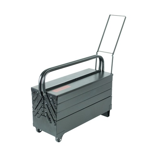 Caixa para ferramentas sanfonada 7 gavetas com cabo dobravel e rodas - RLL-11