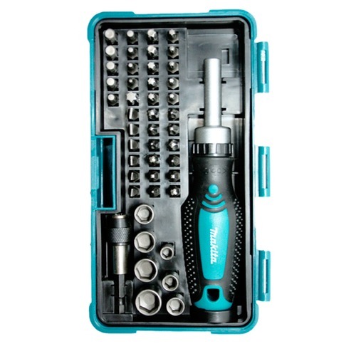 Jogo de bits e soquetes com chave manual 47 peas - B-36170