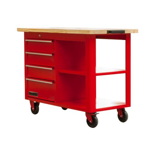 Bancada móvel com 4 gavetas e 1 prateleira - RLL-274 Bancada móvel com 4 gavetas e 1 prateleira - RLL-274
