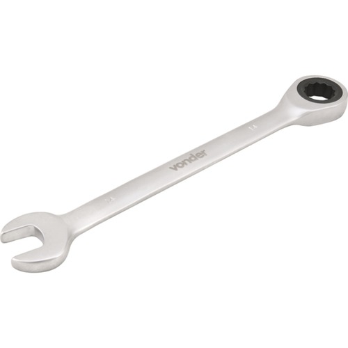 Chave combinada com catraca 11 mm  a�o cromo van�dio