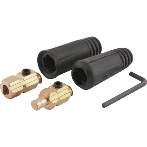 Conector r�pido macho/ f�mea 13 mm para cabo de solda