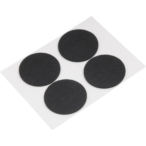 Feltro autoadesivo redondo 46 mm 4 unidades