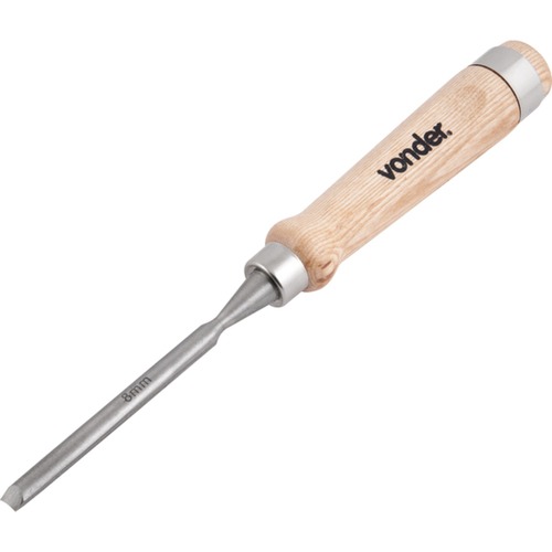 Formo goivado 8 mm com cabo de madeira