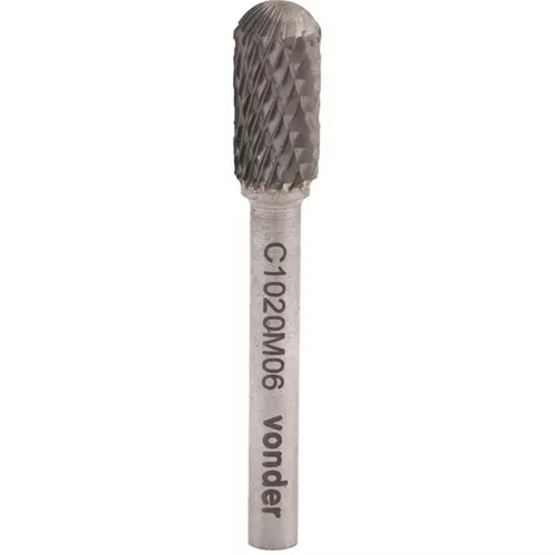 Lima rotativa abaulada 12 x 25 mm haste 6 mm