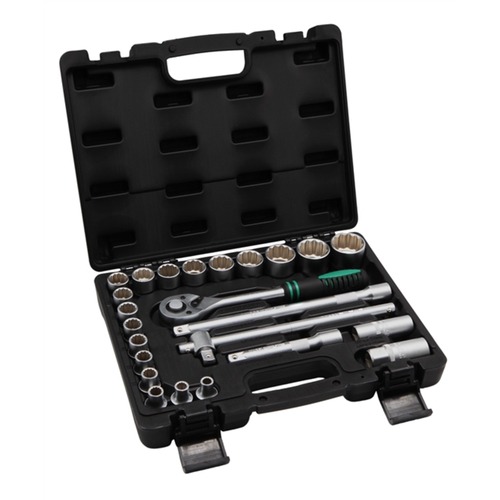Jogo de soquete estriado de 8 a 32 mm encaixe de 1/2