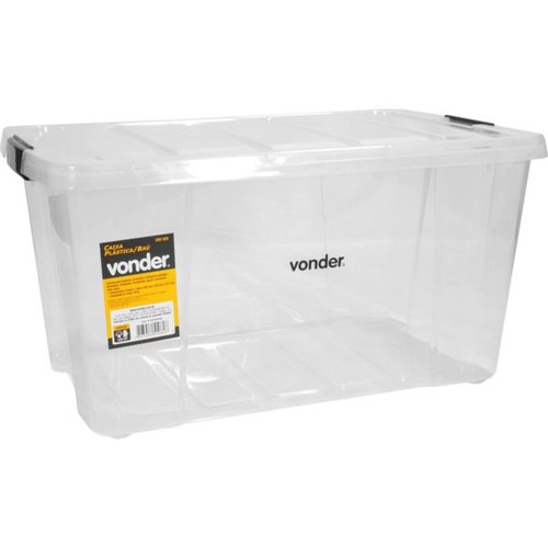 Caixa plstica transparente 62 x 40,5 x 31,7 cm - CBV 028