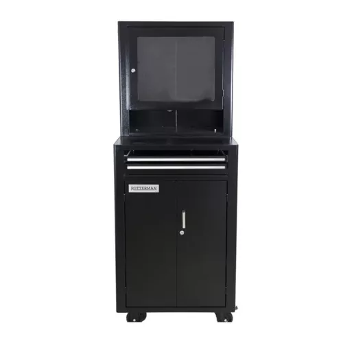 Rack fechado para computador com visor de acrílico - RLL-89P