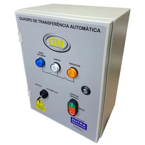 Painel ATS para gerador de energia monofásico e trifásico 70A