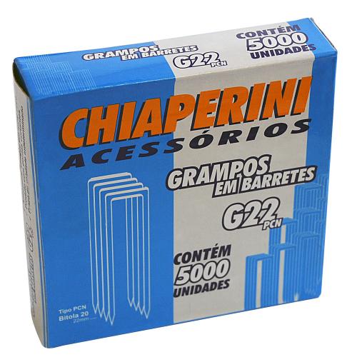 Grampo para grampeador pneum�tico 22 x 5,1 mm  5.000 pe�as - G-22PCN