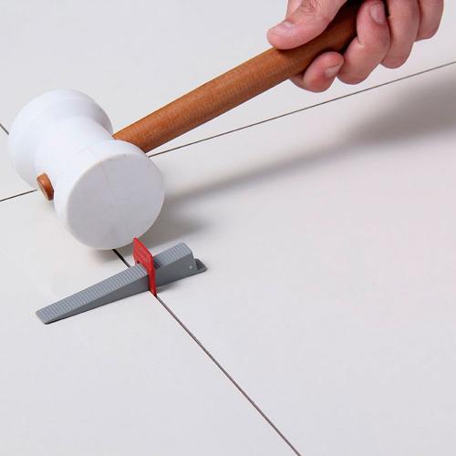 Cunha para nivelamento de revestimento e piso com 100 peas - SLIM