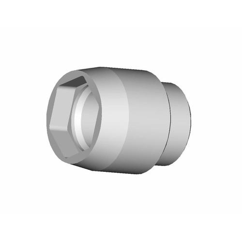 Chave sextavada com encaixe de 3/4