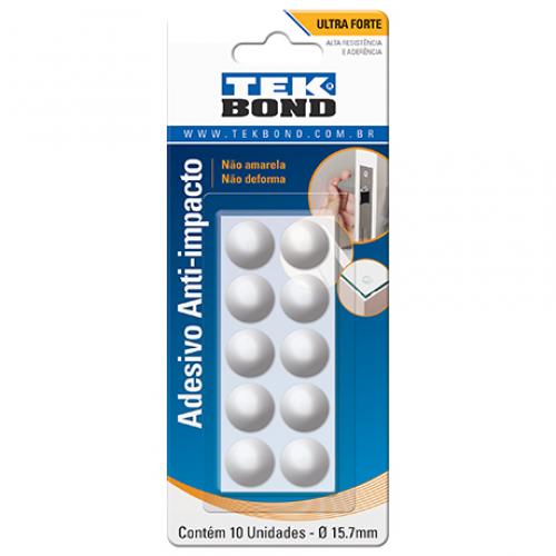 Protetor adesivo anti-impacto gota 15,7 mm com 10 unidades