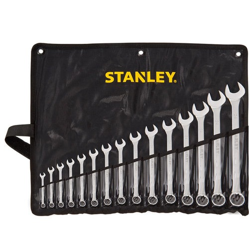 Jogo de chave combinada de 6 a 32 ao cromo vandio com 15 peas