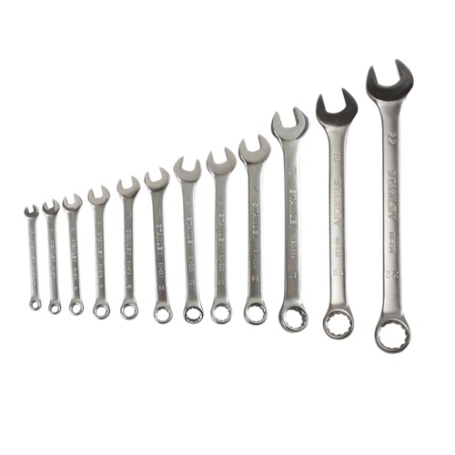 Jogo de chave combinada de 6 a 22 aço cromo vanádio com 12 peças  Jogo de chave combinada de 6 a 22 aço cromo vanádio com 12 peças