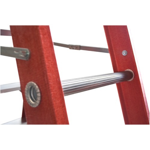 Escada de fibra de vidro 8 x 13 degraus 2,40 x 4,15 m modelo multiuso - FMU-8/13 Escada de fibra de vidro 8 x 13 degraus 2,40 x 4,15 m modelo multiuso - FMU-8/13