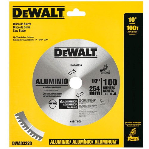 Disco de serra para madeira e alumínio 10 Disco de serra para madeira e alumínio 10