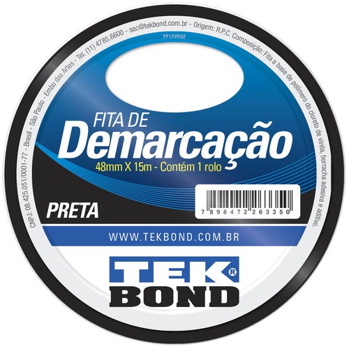 Fita adesiva para demarcação 48 mm x 15 m  Fita adesiva para demarcação 48 mm x 15 m