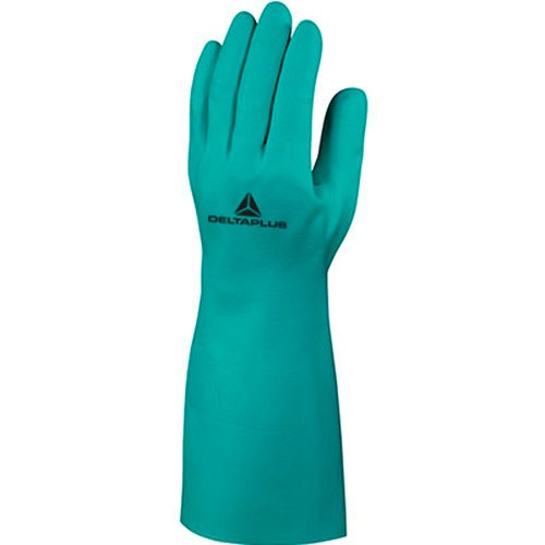 Luva de látex nitrílica flocada 40 cm M/G - NITREX VE840 Luva de látex nitrílica flocada 40 cm M/G - NITREX VE840