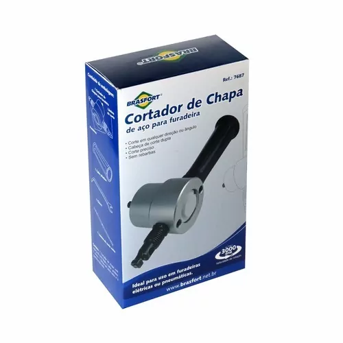 Cortador de chapas para furadeira