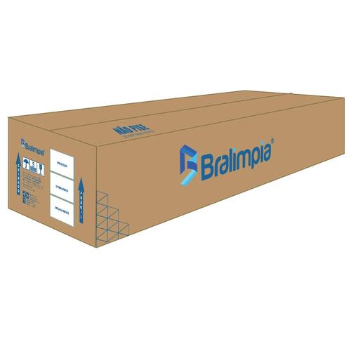 P coleta azul com cabo em alumnio 10 peas - Pop