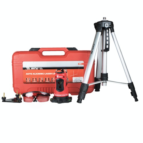 Nível a laser alcance de 10 metros com tripé e acessórios - 350339  Nível a laser alcance de 10 metros com tripé e acessórios - 350339