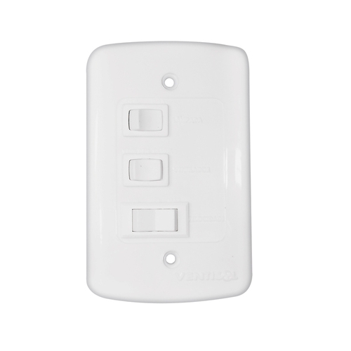 Ventilador de teto Led 3 pás branco - Fênix LED  220V Ventilador de teto Led 3 pás branco - Fênix LED  220V