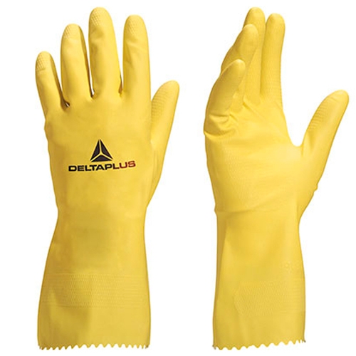 Luva de látex flocada forrada 30 cm tamanho G/GG - VE200 Luva de látex flocada forrada 30 cm tamanho G/GG - VE200