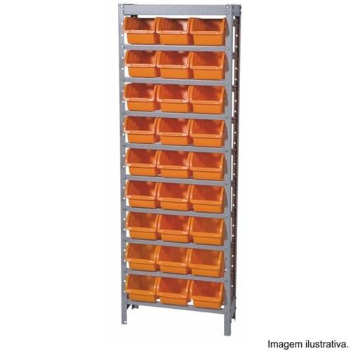 Estante metálica com 27 gavetas n° 5 preta - EM27/5P Estante metálica com 27 gavetas n° 5 preta - EM27/5P