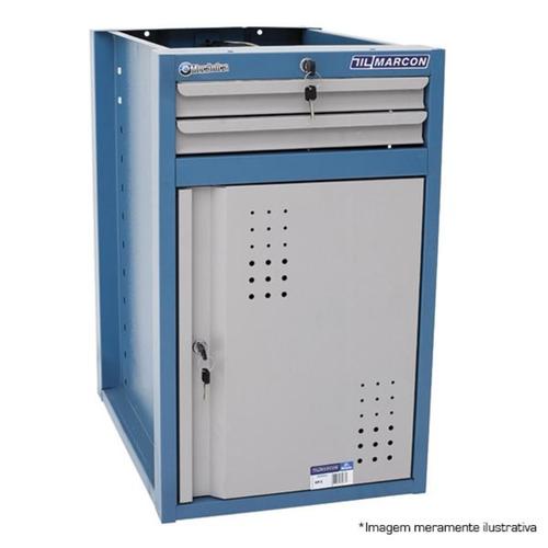 M�dulo com abertura para direita e 2 gaveta