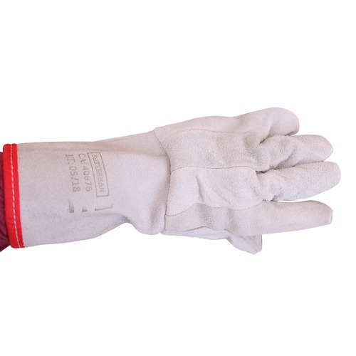 Luva de raspa com reforo 20 cm - RLL-LR20