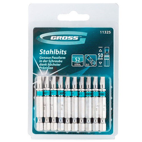 Jogo de bits fenda SL2 1/4