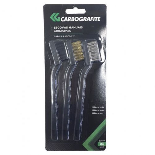 Jogo de escovas manuais ao 3 peas - 012.6396