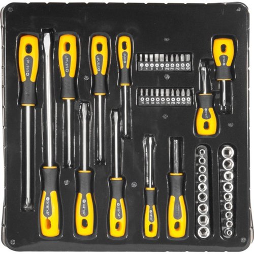 Jogo de ferramentas manuais com 49 peas