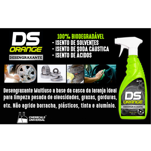 Desengraxante neutro biodegradável concentrado 500 ml Desengraxante neutro biodegradável concentrado 500 ml