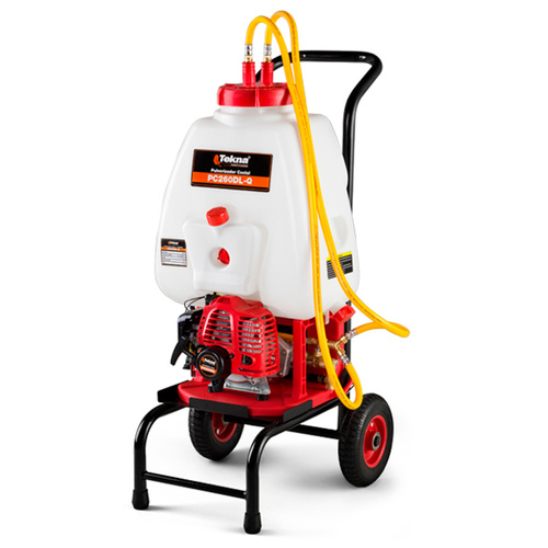 Pulverizador costal a gasolina 1 hp 25L com carrinho - PC260TKDL-Q Pulverizador costal a gasolina 1 hp 25L com carrinho - PC260TKDL-Q