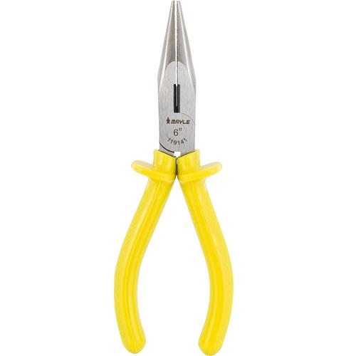 Alicate bico meia cana curto isolado 6 Alicate bico meia cana curto isolado 6