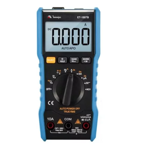 Multímetro digital portátil 600 volts CAT III - ET-1507B