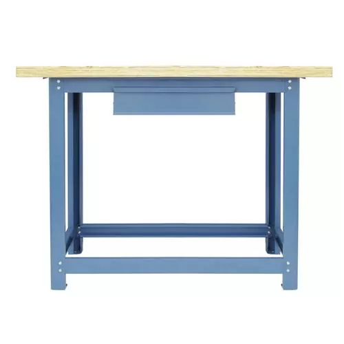 Bancada desmontável tampo compensado pinus 1100 x 600 x 40 mm c/ 1gaveta - NB-1